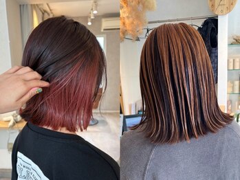 クロレ(CLORE)の写真/《ちょっと変えてみたい!》を叶えるインナーカラー、アンブレラ、フェイスフレーミングなど幅広くご提案◎