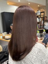 ディーエックス ウエスト(Dxxxx WEST)&nbsp;ピンクベージュ［韓国/顔周りカット/イルミナカラー］