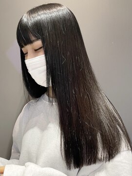 ディプティモイラ(dipty MOILA) 暗めカラーグレージュ 髪質改善 縮毛矯正 ストレート