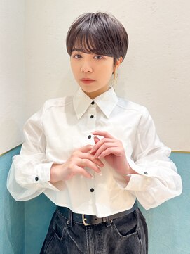 ロンド レグリーズ 立川(Lond leglise) ショート/オリーブグレー/グランマッシュ/小顔/前髪/顔周り/立川