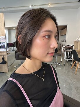 ロックワークオレンジ 西中島店(ROCK WORK ORANGE) カーキグレージュ/ボブ