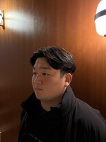 ハブ セミベースメント(Hub semi basement)&nbsp;ニュアンスパーマ　センターパート