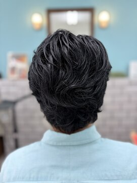 サムズヘア(Sam's hair) メンズカットニュアンスフェザーパーマ