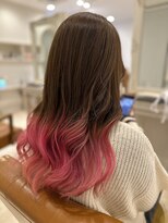 ヘアーサロン リアン 熊谷2号店(hair salon Rien) グラデーションピンク!