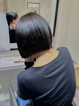 トータルビューティーサロン プリエ(prier) ミニボブ/髪質改善/地毛風カラー/暗髪カラー