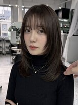ルモ(Lumo)&nbsp;【HIROMI指名限定】ミディアムレイヤー/グレージュ/ダブルカラー