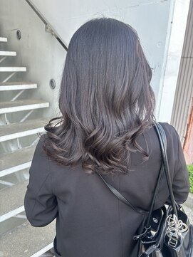 ヘアリゾート マンゴスティン(hair resort Mangosteen) グレー×パープル