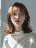 切りっぱなし外ハネボブ★似合わせ/顔周りカット/20代/30代/千葉