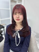 イミュ(IMMU)&nbsp;レイヤーカット　チェリーレッド