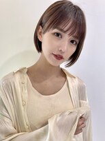 ゲーム 原宿店(GAME)&nbsp;ミルクティーベージュ/ダブルカラー/丸みショート/髪質改善/原宿