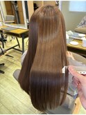 30代40代髪質改善ストレート×透明感夏カラー