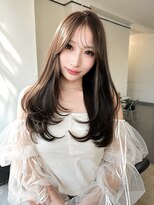 ユイマァル 岡山(YUIMARL) 岡山韓国レイヤー20代30代40代似合わせ前髪顔周りカットオリーブ