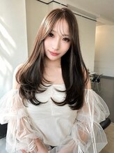 ユイマァル 岡山(YUIMARL) 岡山韓国レイヤー20代30代40代似合わせ前髪顔周りカットオリーブ