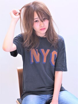 リッチェル(Richell) ネイビーカラー×ナチュラルセミロング