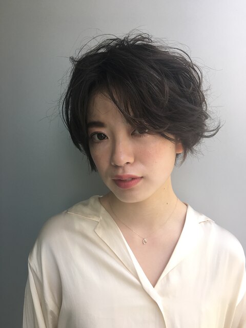 【Luxe井上彩】春髪×ニュアンスショートボブ