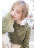 シエル 紙屋町店(CIEL)&nbsp;ショートボブ　× ブロンド