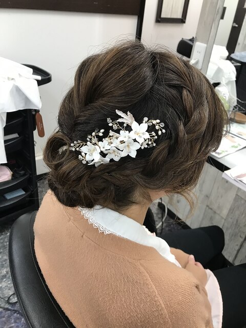 結婚式お呼ばれヘアアレンジ