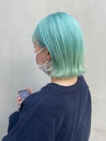 デコ(DECO) 《RYUSEI》アイスターコイズ/ハイトーン/ダブルカラー/ボブ