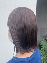 メゾン アヴァロ(Maison Avallo) #ピンクベージュ 切りっぱなしボブ