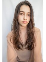 オースティン 流山おおたかの森(AUSTIN)&nbsp;大人かわいい前髪セシルカットココアブラウンフリンジウェーブ