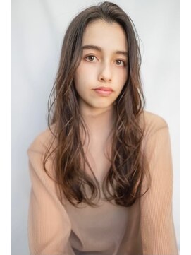 オースティン 流山おおたかの森(AUSTIN) 大人かわいい前髪セシルカットココアブラウンフリンジウェーブ