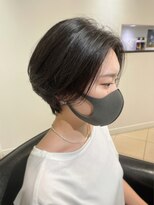 ラブクロムトーキョー オモテサンドウ(LOVECHROME OMOTESANDO)&nbsp;ハンサムショート　紙質改善　センターパート