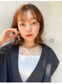 7/暗髪ロング/大人可愛い/シースルーバング/斜めバング