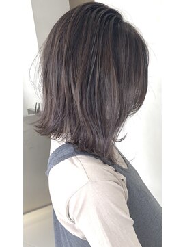 コード(Chord) 極細highlight、プラチナグレージュ、切りっぱなし［谷合