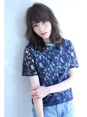 ことりベージュローライト大人かわいい小顔スリークボブ大人ボブ