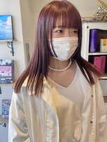 ヘアーデザイン シュシュ(hair design Chou Chou by Yone)&nbsp;☆chouchou☆赤髪×顔周りウルフカット☆