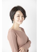 ルルディ バイ アフロディーテ銀座(luludi by APHRODITE)&nbsp;グレージュカラー/シルキーベージュ/斜めバング/銀座/髪質改善