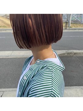 ヘアメイクアース 八潮店(HAIR & MAKE EARTH) 顎ラインボブスタイル