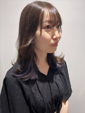 オリバイオハナ(Oli by ohana) インナーカラー!ラベンダー!川崎西口/オリバイオハナ