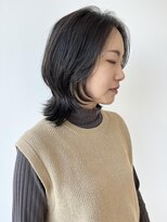 サラビューティーサイト 九大学研都市店(SARA Beauty Sight) 【晴音のきゅんhair】ミディアムウルフ