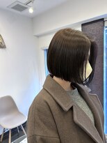 ヘルム(HELM.)&nbsp;オリーブボブ[髪質改善/白髪ぼかし/韓国]