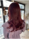 《Jillankh 姫路駅前》ピンクパープル 艶髪 暖色系 ロング