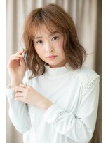 カバーヘア ブリス 北浦和(COVER HAIR bliss)&nbsp;フレンチカジュアルゆるふわこなれセミディY北浦和10代20代30代