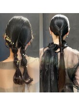 一癖あるヘアセットでおしゃれに♪