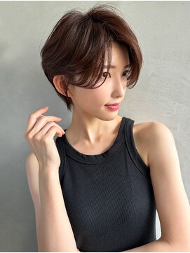 ザ キャンバス ミヤザキツネヒサ(THE CANVAS 宮崎恒久) 【CANVAS】ショートボブ＿大人ショート＿センターパートショート