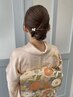 【持込】訪問着着付け＋ヘアセット
