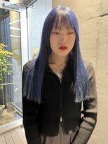 サロウィン 新潟万代店(SALOWIN)&nbsp;ネビージュブルーカラーブルーブラックダークアッシュ