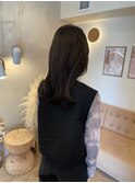 ◎韓国ヘアー顔周りレイヤーおくれ毛ミディアム前髪名古屋/名駅