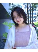 レイヤーボブ　ウルフレイヤー　顔まわりレイヤー
