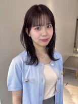 シロ(ciLo)&nbsp;ミディアムレイヤー × 暗めラベンダーカラー