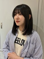 ヨーク(YOKE)&nbsp;【YOKE】ミディアムレイヤーグレージュ顔周りカットローレイヤー