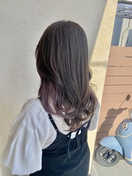 ヌックヘアー(nook hair) インナーフェミニティピンクアッシュ×ルーセントセピア