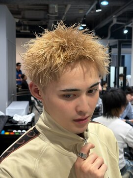 メンズサロン ゴールド 名古屋(GOALD) 金髪ショート