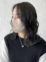 大人の暗髪カラー☆カッコよく可愛いゆるスタイル