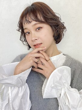 リサ グランシェ(RISA granche) ボブパーマ くせ毛風パーマ 似合わせカット