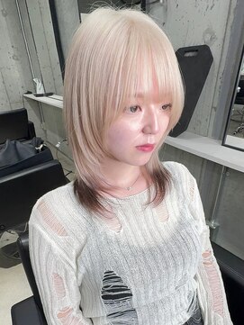 ガガ バイ ラシルフィード(GAGA by lasylphide) ミルクティーベージュ×ブラウン☆